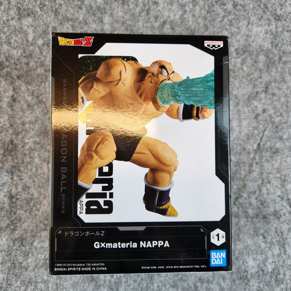 Dragon Ball Z Banpresto Gxmateria Nappa Figure Anime Statue Break Cannon Bandai